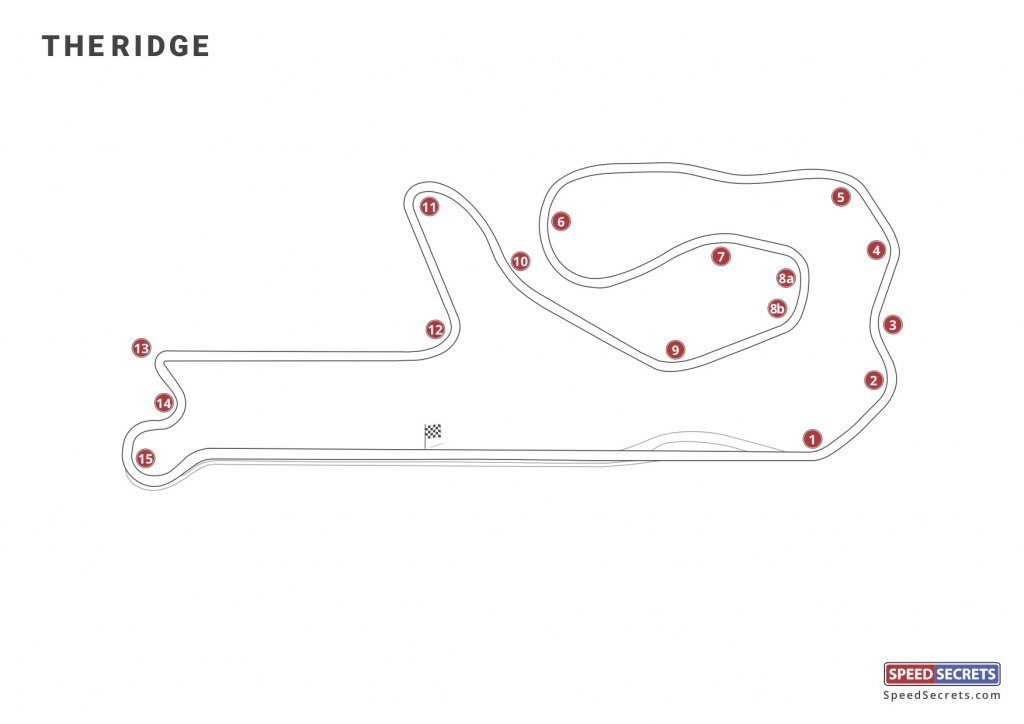 The Ridges Map The Ridge track map | Speed Secrets