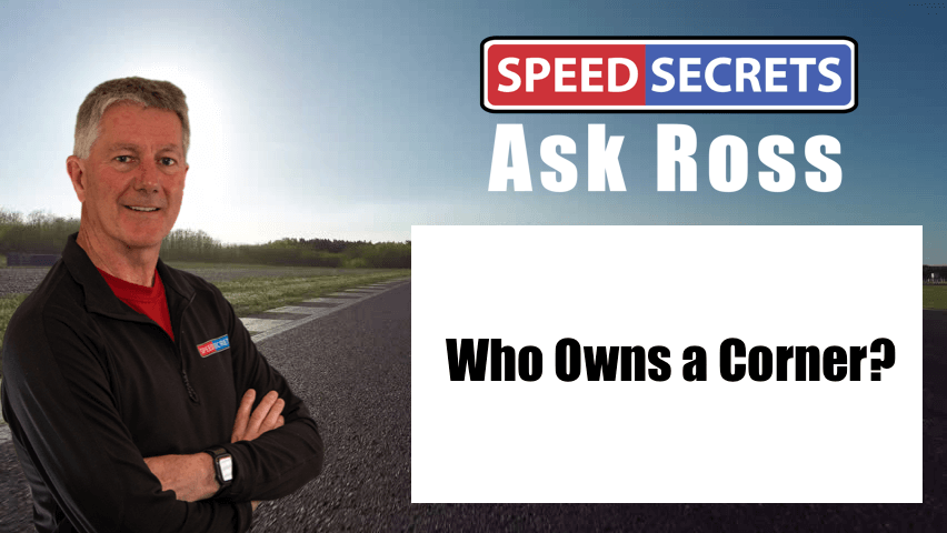 Q: Can you explain who owns a corner when two cars go into it side by side?