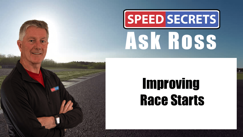Q: Can you help me improve my race starts? How do I get better at the start of a race?