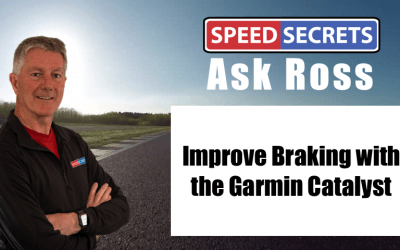 Q: Can you help me understand how to use the Garmin Catalyst to improve braking?