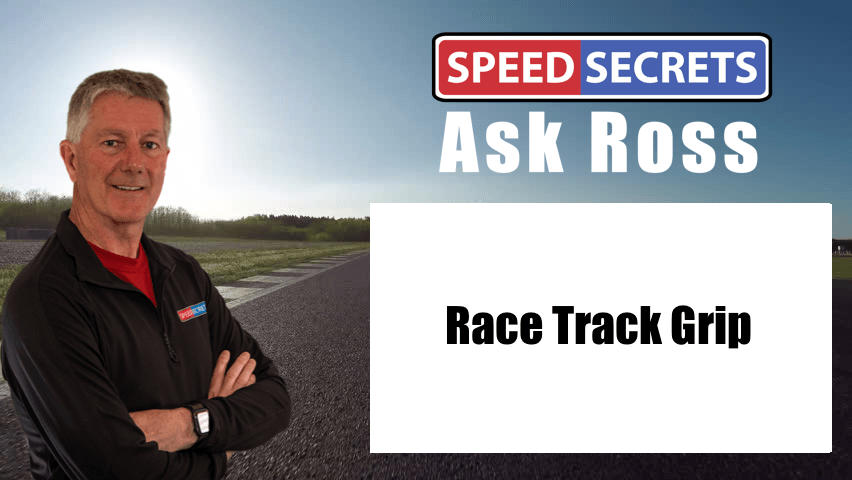 Q: How do I get better at sensing different levels of grip at a race track that is new to me?