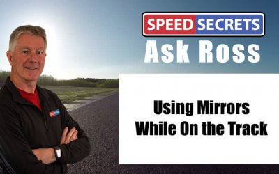 Q: What should I do to practice using my mirrors when driving on the road that will not distract me on the track?