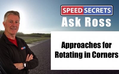 Q: Can you talk about the differences between slower corners that need me to rotate the car versus faster corners that need very little rotation, and how it differs between low- and high-powered cars?