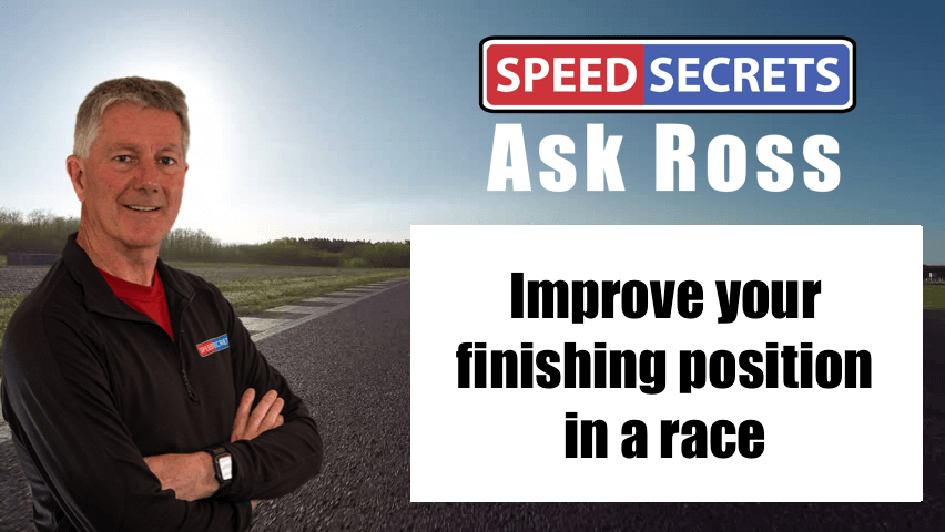 Q: Why do drivers seem to always finish in the same positions in races, and if I wanted to improve where I finish over the next two years, what plan should I follow to do so?